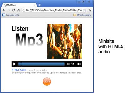 web voice player.